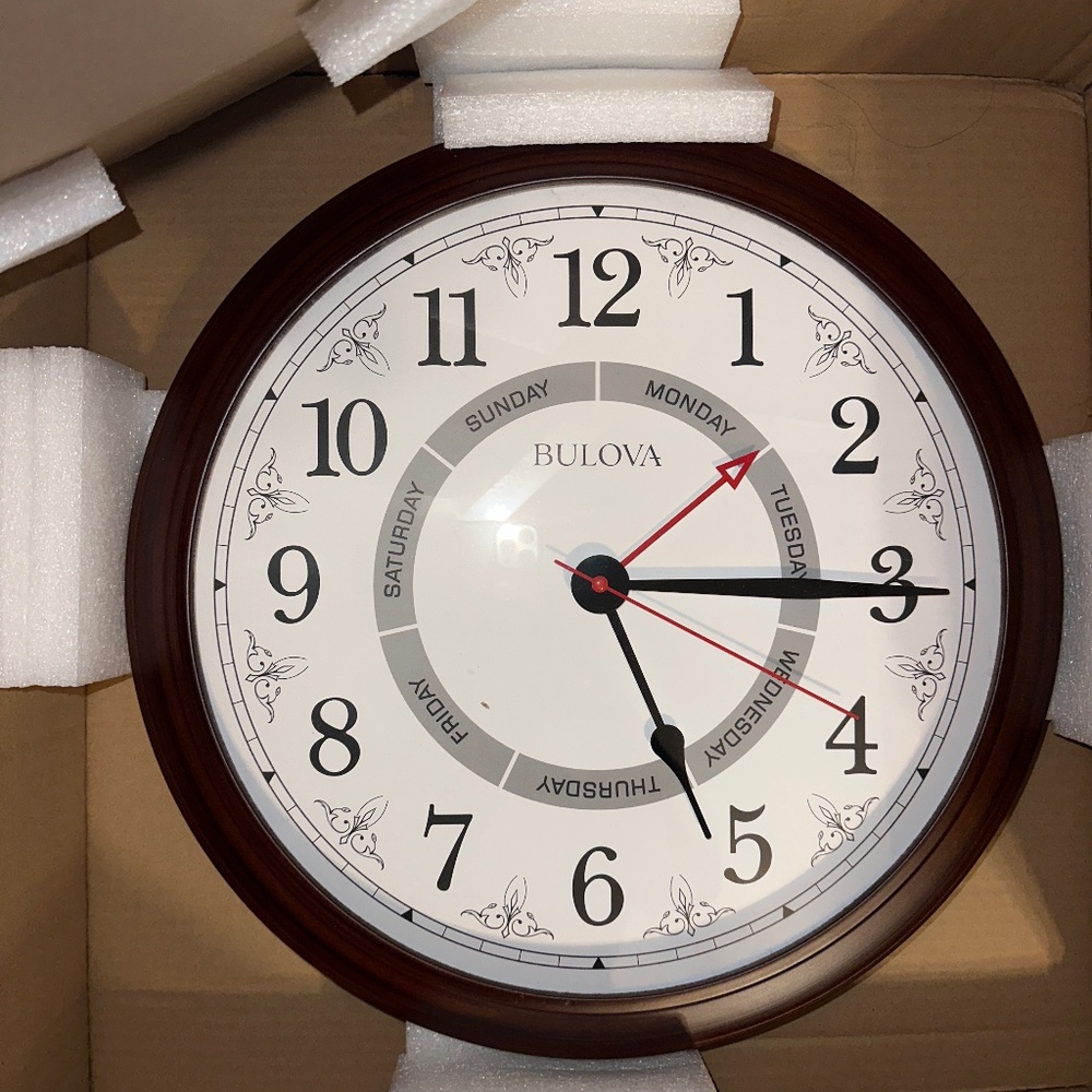 BULOVA WALL CLOCK